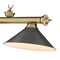 Z-Lite Cordon 3 Light Billiard, Rubbed Brass & Bronze 2306-3RB-BRZ15 - alternate 6